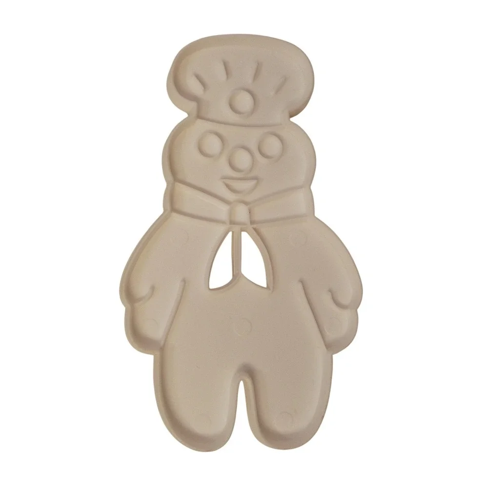 Vintage‎ 1989 Pillsbury Doughboy White Plastic Cookie Cutter 4 1/2